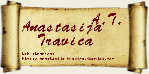 Anastasija Travica vizit kartica